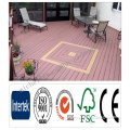 Weather resistant wood plastic composite anti-UV wpc best decking material outdoor